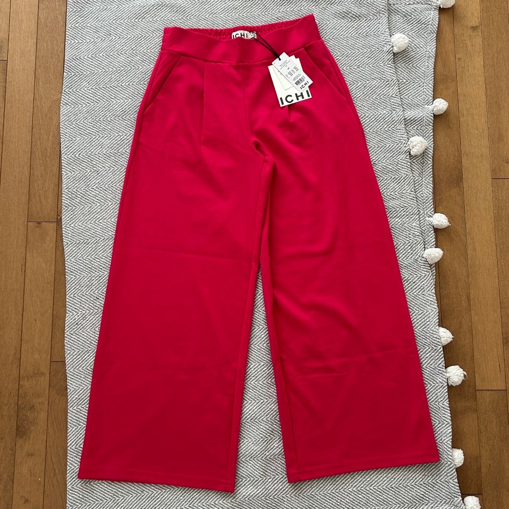 ICHI⎪NWT Crop Wide Leg Pants